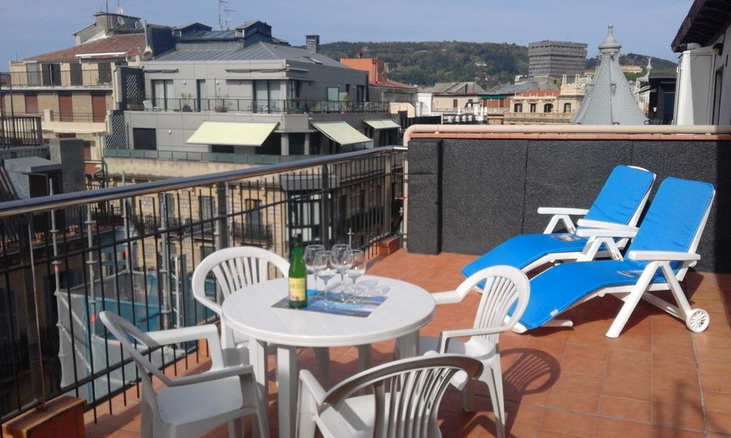 Larramendi Terrace Apartment 圣塞瓦斯蒂安 外观 照片